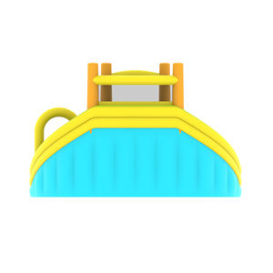 Parc aquatique gonflable avec deux toboggans, piscine gonflable, château trampoline, aire de jeux pour enfants, toboggans aquatiques gonflables élastiques - Product Image 5