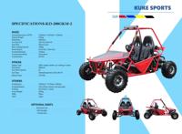Kart à pédales tout-terrain automatique 200cc à essence pour adultes, type Dune Buggy de course, à transmission par chaîne, vente en gros