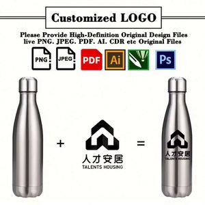 Botella de Agua Térmica de Acero Inoxidable Reutilizable de 1 Litro, Color Negro Mate, con Logotipo Personalizado, Venta al Por Mayor - Product Image 2