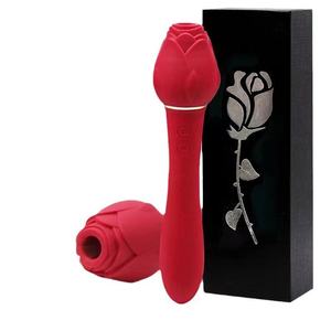 Vibrador de Sucção Rosa, Massageador Clitoriano, de Mamilo e Ponto G, Dildo de Silicone Recarregável, 7 Frequências, À Prova D'água, Brinquedo Sexual - Product Image 5