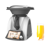 Robot culinaire multifonctionnel 16 en 1 500W avec hachoir, mixeur, presse-agrumes, moulin à épices, pétrin, trancheuse