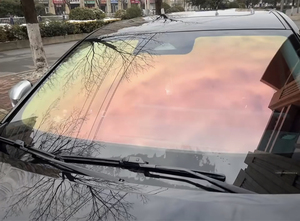 Pellicola Oscurante per Auto Effetto Camaleonte Rosa Fantasma Ultra-Trasparente con Alta Protezione dal Calore, Pellicola per Finestrini in Nano Ceramica - Product Image 2