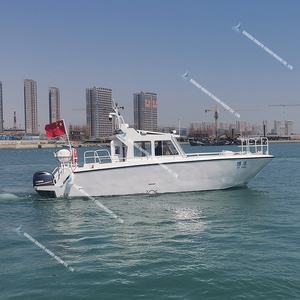 Yate de pesca y negocios de aluminio de 11m con certificado <span class=keywords><strong>CE</strong></span> | Barco de trabajo de alta velocidad para grandes operaciones marítimas - Product Image 1
