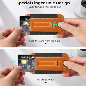 Kinh Doanh Từ PU Da Trường Hợp Điện Thoại Cho 13 14 15 16 Pro Với Chủ Thẻ Khung Đa Chức Năng Chống Sốc Bìa - Product Image 3