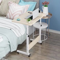 Table d'ordinateur portable simple et amovible, bureau d'étude à domicile et au chevet, support d'ordinateur portable paresseux