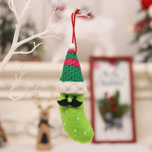 Ornement suspendu banane verte style espagnol vintage, porte-clés en peluche mignon pour personnes âgées, décoration intérieure, accessoire pour sapin de Noël, idée cadeau - Product Image 2
