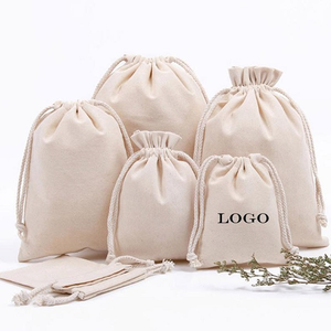 Heavy Duty Eco Friendly <b>Drawstring</b> Canvas Bag Wholesale Custom Production for Retail and Events - Product Image 3