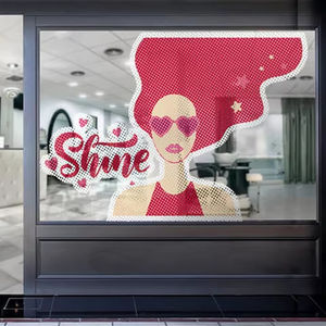 <strong>Perforated</strong> <strong>Vinyl</strong> See Sticker UV Printing Heat Rejection Building <strong>Window</strong> Film Mesh One Way Vision Weather Resistant Eco-Friendly - Product Image 3