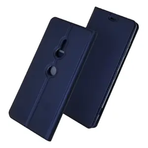 钱包PU皮革Coque XA1 XA2加XA3超XZ XZ1紧凑XZ2 XZ3优质L4后盖索尼 (Sony) xperia 1 4 5 8 10 20例