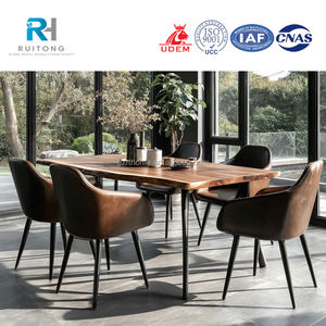 Hotel ristorante tavolo da pranzo in legno Set 8 posti tavolo da pranzo in legno massello - Product Image 6