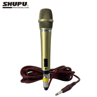 Mikrofon Dinamis Omnidirectional Berkualitas Tinggi SHUPU SM-78A dengan Peredam Kebisingan, Berbahan Aluminium Alloy untuk Siaran dan Rekaman Studio