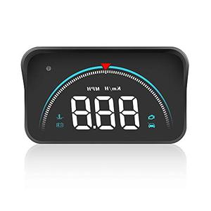 Pare-brise de voiture HUD Combiner OBD2 Compteur de vitesse numérique Affichage LCD RPM Volt Température de l'eau Kilométrage Survitesse Fatigue <span class=keywords><strong>Distance</strong></span> de conduite - Product Image 2