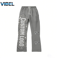 Ensemble de survêtements unisexes personnalisés en molleton 100 % coton épais, grande taille, pour hommes, deux pièces, avec sweat à capuche et pantalon de jogging