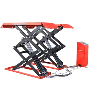 Sollevatore Idraulico a Forbice Ultra Sottile a Doppio Cilindro per <span class=keywords><strong>Auto</strong></span>, Sollevatore Rapido 3.5T Capacità 1850mm Altezza Massima, Attrezzatura per Veicoli - Product Image 2