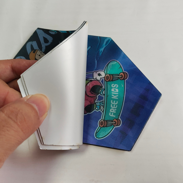 3D Lenticular Film Iron-On Custom Logo Printing High Quality Durable Washable Heat Transfer Elastic Holographic Colors Garment