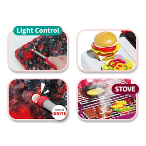Ensemble de jeu de cuisine réaliste EPT pour l'extérieur, cadeau d'anniversaire pour les tout-petits garçons et filles de 3, 4, 5 ans, avec lumière, son, fumée, roues, barbecue - Product Image 6