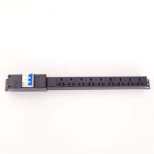 <span class=keywords><strong>Regleta</strong></span> de alimentación PDU montada en rack con protección contra sobrecargas, disyuntor y carcasa ignífuga, adecuada para gabinetes de servidores - Product Image 6