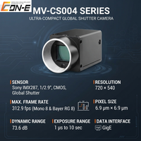 Caméra industrielle GigE MV-CS004-11GM/GC avec capteur IMX287, caméra de vision industrielle, transmission d'image en temps réel non compressée, 312,9 FPS