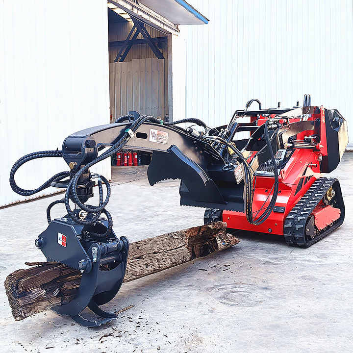 Infront YF380 Mini Skid Steer - Efficient Construction Loader