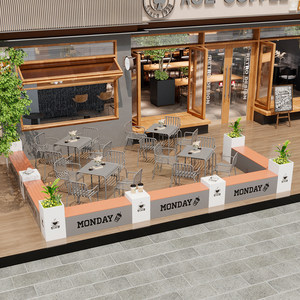 <span class=keywords><strong>Banc</strong></span> de jardin moderne <span class=keywords><strong>en</strong></span> fer forgé <span class=keywords><strong>avec</strong></span> jardinière intégrée, durable et personnalisable - Product Image 3