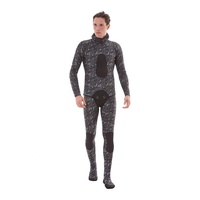 Pakaian Selam Spearfishing Semi-Dry Anti Air Bernapas DIVESTAR Custom Logo Factory Supplier Camo 3MM Neoprene Opencell Pria