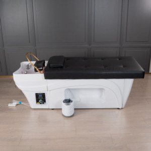 Japanisches elektrisches Wasserzirkulationssystem für Haarwäsche, Kopfmassage und Spa – Shampoo-Liege mit beheizbarer Sauna-Oberfläche - Product Image 3