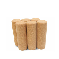 Rodillos de Espuma para Gimnasio de Corcho Natural Ecológico de Alta Densidad NB-TC de Time-Create, Rodillos de Yoga de Calidad para Relajación y Alivio Muscular