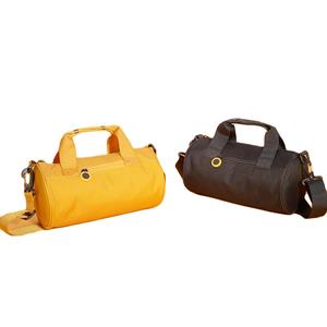 Bolsa de Gimnasio de Tela Oxford Impermeable y Resistente, Bolsa de Viaje Redonda Tipo Duffel, Bolso Deportivo Ligero de Hombro para Hombre - Product Image 6