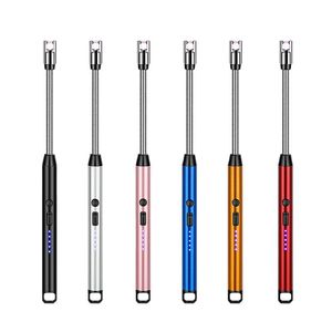Briquet de cuisine électronique portable rechargeable par USB avec verrou de sécurité, écologique, pour bougies et cuisinières à gaz (sans gaz ni huile) - Product Image 2