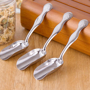 ช้อนชาสแตนเลสดีไซน์เรียบง่ายรูปทรงแบนน้ำหนัก 12 กรัม 26 กรัมอุปกรณ์เสริมชุดชาสำหรับชงชาและกาแฟ - Product Image 3