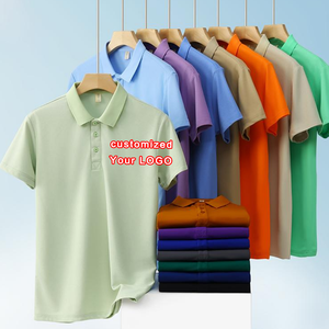 <span class=keywords><strong>Polo</strong></span> de Verano de Color Liso para Hombre y Mujer 180GSM Manga Corta Cuello de Solapa Camisetas Cortas Casuales Tallas Grandes hasta 6XL - Product Image 1