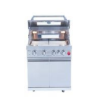 Maßgefertigte 304 Edelstahl Outdoor-Küchenschränke BBQ-Insel-Set für Terrasse Garten Grill-Kochprojekte