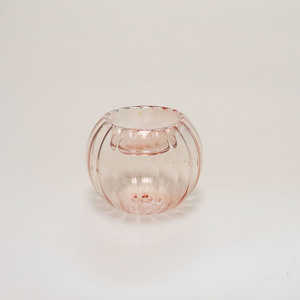 Porte-bougie en verre borosilicate de luxe transparent de haute qualité soufflé à la main - Product Image 5