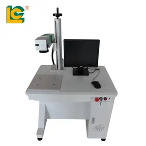 Lc Uv Fiber Laser Graveren Markering Machine Voor Kunststoffen Plastic Laser Codering Machine Voor Hete Stempelen Plaat Graveren