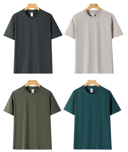 T-shirt da uomo in cotone 230g a maniche corte, abbigliamento estivo alla moda, maglietta bianca da uomo, T-shirt coordinata per <span class=keywords><strong>coppia</strong></span> - Product Image 4
