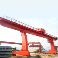 Entrepôt extérieur d'équipement de construction utilisant la grue électrique 1t ~ 32t grue à portique mobile de type européen