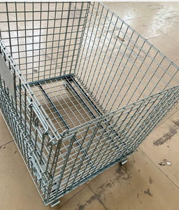 Système de ballast de <span class=keywords><strong>tente</strong></span> Système de conteneur en treillis métallique carré pliable Cage de cargaison d'entrepôt fixe à support vertical pour l'extérieur - Product Image 6