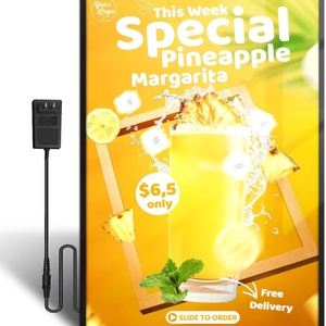 Wall Mounted Rectangular Magnetic Aluminum Alloy Movie Poster Frame Backlit Acrylic <b>LED</b> <b>Light</b> <b>Box</b> Sign CH-A Model Advertising - Product Image 2