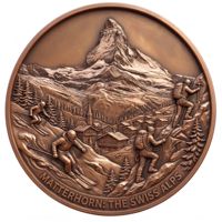 Pièce de monnaie en cuivre pur .999 de 1 oz, moulée en relief, avec logo personnalisé, faible MOQ, fabrication usine