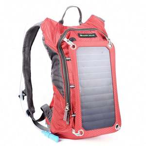 Muestra Gratuita, Mochila Solar Impermeable con Panel Solar BSCI, Mochila Solar Unisex de Moda para Acampar al Aire Libre, para Teléfono y Cámara - Product Image 5