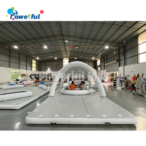 Inflatable nước nổi đảo nền tảng trẻ em Inflatable biển nổi Dock chơi nước nổi lều cho người lớn - Product Image 5