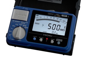 Mégohmmètre HIOKI IR4057-50, Mégohmmètre de mesure de résistance d'isolement, adopte une conception intégrée - Product Image 3