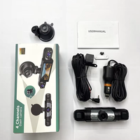 Meilleure caméra embarquée 1080P avec caméra avant, intérieure et arrière, enregistreur DVR de voiture 4 canaux Wifi