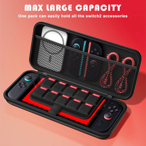 <b>Nintendo</b> <b>Switch</b> 2 Carrying Case EVA Protective <b>Bag</b> With Zipper Portable Console Storage For <b>Nintendo</b> <b>Switch</b> 2 - Product Image 2