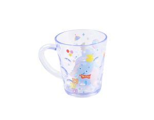 Ensemble de vaisselle transparente <span class=keywords><strong>Disney</strong></span> <span class=keywords><strong>Dumbo</strong></span> & Cendrillon pour enfants, tasses en cristal pour boire de l'eau et du jus, tasses amusantes pour enfants - Product Image 1