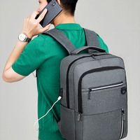 Mochila para Portátil T259 de 15 Pulgadas, Impermeable, de Oxford, para Estudiantes, para Viajes Casuales, para Hombres, para Uso Diario, para Viajes de Negocios