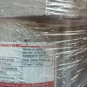 MAXIMATOR 3130.0198 ปั๊มไฮดรอลิกแรงดันสูง ตัวขยายแรงดันแก๊ส ปั๊มลูกสูบ - Product Image 1