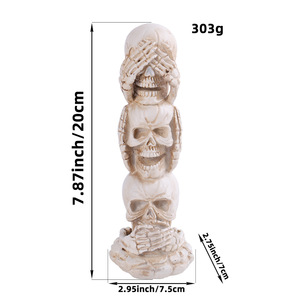 <span class=keywords><strong>D</strong></span>écoration <span class=keywords><strong>d</strong></span>'intérieur : Artisanat en résine nordique, nouveauté, créations <span class=keywords><strong>d</strong></span>'<span class=keywords><strong>horreur</strong></span>, petites <span class=keywords><strong>d</strong></span>écorations créatives, ornements <span class=keywords><strong>d</strong></span>'Halloween pour la maison - Product Image 5