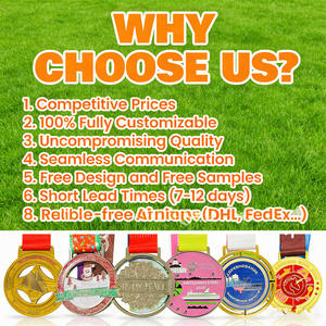 免费设计 免费样稿 定制运动奖牌 跑步完赛奖牌 5K 10K 15K 25K 马拉松奖牌 游泳空手道金牌 - Product Image 4