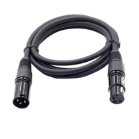 Câble audio XLR 3 broches mâle-femelle blindé pour mixeur, microphone, amplificateur – Longueurs : 0,3m, 1m, 2m, 3m, 5m, 8m, 10m, 15m